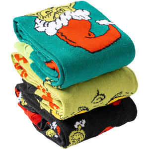 Calcetines Casuales de Invierno Unisex Personalizados, 100% Algodón, Antibacterianos, Ecológicos, con Diseño de Dibujos Animados, de Secado Rápido y Antideslizantes para Deportes - Product Image 6