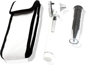 100% High Quality ENT Otoscope Ophthalmoscope Nasal Larynx Diagnostic Set CE ISO Approved <b>Veterinary</b> <b>Instrument</b> - Product Image 3