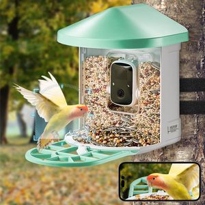 Mangeoire à oiseaux 2K HD AI avec caméra, dispositif intelligent à énergie solaire qui capture automatiquement plus de 10 000 espèces pour l'observation des oiseaux - Product Image 2