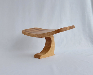 Taburete de Yoga Plegable de Madera con una Sola Pata, Asiento Portátil de Apoyo para Meditación y Yoga, Silla de Yoga para Ejercicios en Casa, Práctica y Bienestar - Product Image 5