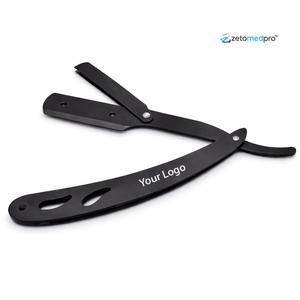 Rasoir professionnel à lame droite Zetomed Pro pour barbier, lame simple, acier inoxydable de haute qualité, stérilisation à haute température - Product Image 3