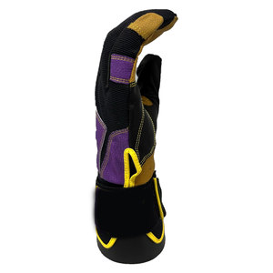 Fashionable <b>Baseball</b> Batting <b>Gloves</b> High Quality Breathable Full Finger Classic Style Premium Soft Leather Anti Slip Grip Adjust - Product Image 3