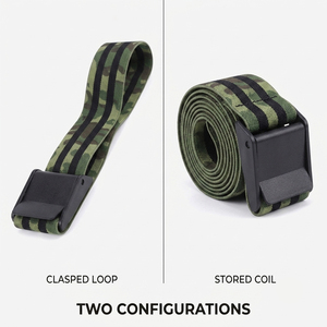 Bandas de Restricción para Entrenamiento de Piernas, Ejercicio Físico, Bandas de Restricción del Flujo Sanguíneo para Piernas y Glúteos - Product Image 1