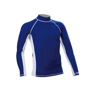 Customized Design Jiu Jitsu Clothing Mens Sublimated Long Sleeve Rash Guards Spandex/Nylon 160g High Quality Unisex Customized - Product Image 1