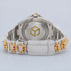 Luxury Stainless Steel Moissanite Diamond Iced Out <b>Watch</b> Men Women Fashion Wristwatch - Product Image 6