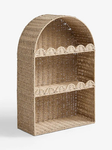 Luxury Handmade Seagrass <b>Wall</b> Shelf Decorative Storage Rack Kids Room Organizer Natural Wicker <b>Display</b> Shelf Nordic Minimalist - Product Image 6