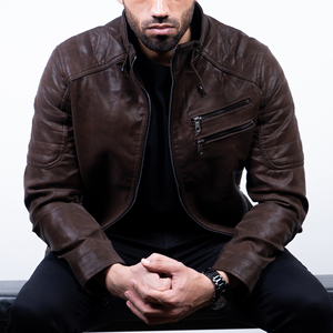 Chaqueta de Cuero para Hombre, Diseño Moderno, Alta Calidad, Colores y Tallas Personalizables, Mejor Oferta 2026 - Product Image 4