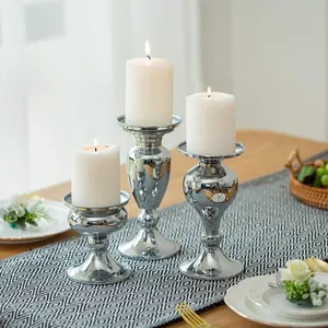 Decorative Gold Iron Candle <b>Holder</b> Premium Banquet CollectionPremium Handmade Eco-Friendly Iron <b>Candlestick</b> <b>Holder</b> for Home - Product Image 4