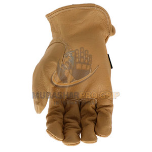 Strong Comfortable Grain Leather Rigger <b>Gloves</b> with Anti-Slip Heat Resistant Customizable Design <b>Long</b> Lasting Workwear Quality - Product Image 2