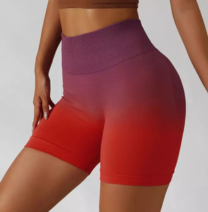 Pantalones Cortos Deportivos para Mujer, Estampado por Transferencia Térmica, Ecológicos, de Secado Rápido, Transpirables, de Spandex/Algodón, para Yoga, Verano - Product Image 1