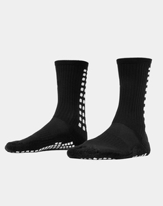 2026 Customized Men's <b>Black</b> Ankle <b>Socks</b> With White Geometric Pattern Anti-Slip Knitted Sports <b>Socks</b> Summer Standard Thickness - Product Image 1