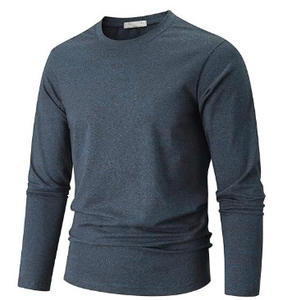 เสื้อยืดแขนยาวแฟชั่นฤดูร้อนผู้ชายขายส่ง คุณภาพสูง ทรงปกติ ผ้าฝ้าย 100% เสื้อยืดพิมพ์ลายผู้ชาย - Product Image 3