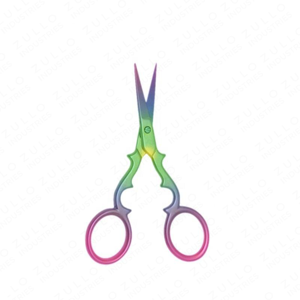 Ciseaux à ongles vintage en acier inoxydable couleur personnalisée, lame de précision tranchante, finition arc-en-ciel, forme unique, ciseaux de manucure personnalisés - Product Image 5