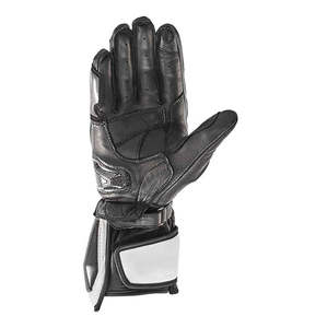 Gants de course FITME SPORTS en cuir pleine fleur à motif château, avec sangle de poignet réglable à boucle auto-agrippante, respirants pour hommes, pour la moto - Product Image 2