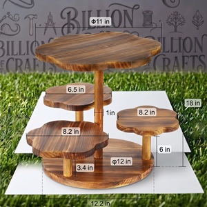 4 Tier Wooden <b>Plant</b> <b>Stand</b> Handmade Multi Level Flower Pot Holder for Home Garden Decor - Product Image 6