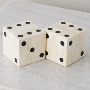 Dados Ecológicos de Seis Caras con Diseño de Cuerno Pulido, con Motivos de Búfalo y Camello, de PERFECT ENTERPRISES - Product Image 5