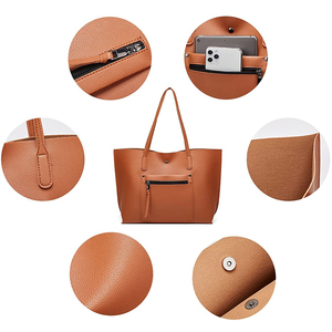 Latest Luxury <b>Ladies</b> Handbags New Custom Design Pu <b>Leather</b> Fashion Tote <b>Bags</b> Shoulder Style Large Capacity Women's Handbags - Product Image 4