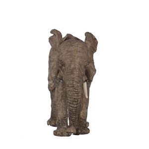 Escultura Decorativa de Elefante Caminando en Poliresina Tai, 13x5x10 - Product Image 3