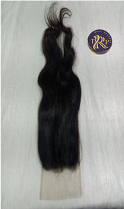 Genius Weft 100% Natural Raw Virgin Extensiones de cabello indio Cutícula alineada Sin procesar Onda del cuerpo de onda profunda para recto natural - Product Image 2