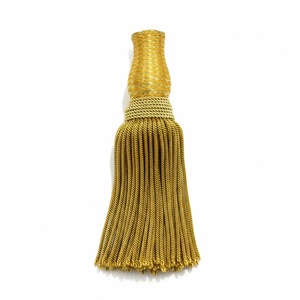 Bordure personnalisée en coton écologique durable avec fils de broderie, strass et pompons dorés, séchage rapide, respirante et confortable pour vêtements et usage domestique - Product Image 5