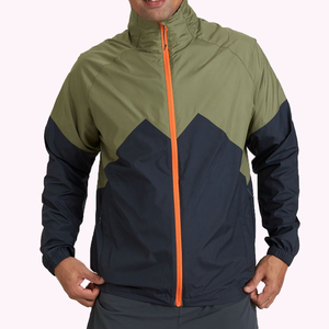 Custom Logo Men Windbreaker <b>Jacket</b> Lightweight Zip Up Outdoor Training <b>Jacket</b> OEM Men <b>Waterproof</b> Windbreaker <b>Jacket</b> Hooded - Product Image 1
