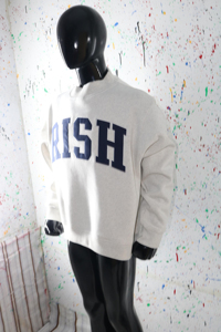 Sudadera RISH Extra Grande con Cuello Redondo, 100% Algodón, Felpa Francesa, Unisex, Informal, para Otoño, CLUSH SPORTS - Product Image 4