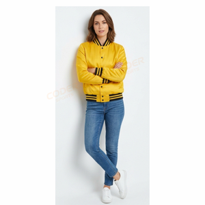 Blouson Bomber Femme Sur Mesure, Tendance et Sexy, en Satin avec Boutons sur le Devant, Imperméable, Écologique, Coupe-Vent, Grandes Tailles, Automne Hiver - Product Image 3