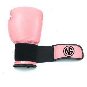 Made in Pakistan Customized Logo Custom Color Leather Laced Lightweight Boxing Gloves - Product Image 1