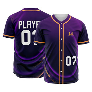 Maillot de baseball sublimé pour homme, entièrement boutonné, personnalisé, respirant, à séchage rapide, anti-humidité, vêtement de sport - Product Image 6