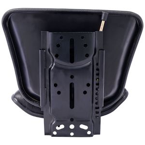 Falciatrice Compatta Nera in Acciaio/PVC con Sedile e Schienale per Trattore, Attacco per Carrello Elevatore con Binario Scorrevole - Product Image 3