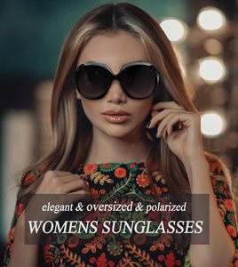 Lunettes de soleil surdimensionnées pour femmes, tendance, polarisées, grandes lunettes de soleil de conduite, protection UV, grandes lunettes de soleil pour dames - Product Image 2