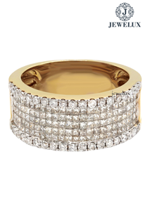 Meilleur Prix Luxe Bague en Argent 925 Plaqué Or 14 carats Coupe Rose avec Certificat IGI pour Mariage Fiançailles Soirée Export Inde - Product Image 3