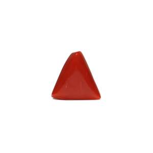 Handcrafted Synthetic Red Coral Oval Cabochon 6.85 Carat Loose Gemstone for Fine Jewelry - Product Image 2