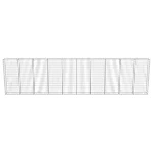 Pared de gaviones de acero galvanizado con cubiertas 236 \ "x11.8 \" x59 \ "para paisajismo y terraza - Product Image 4