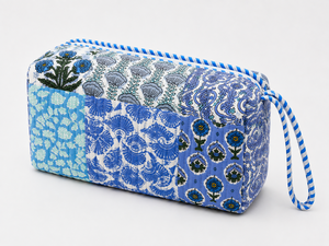 Sac de maquillage PINKCITY HANDLOOM pour femmes |   Trousse de Toilette de Voyage Matelassée Grande Capacité avec Fermeture Éclair et Poignée Souple Portable - Product Image 5