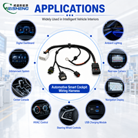 Faisceau de câblage intelligent à 12 broches pour capteur de cockpit, IP67, pour véhicules électriques 12V/24V