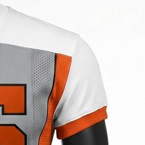 Camiseta de Fútbol Americano con Estampado por Transferencia Térmica, Personalizada, de Manga Corta, Unisex, Hecha a Medida, Transpirable, Talla Grande, Ropa Deportiva Anti-UV - Product Image 5