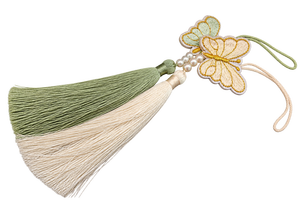 Korean Traditional Butterfly Tassel <b>Phone</b> <b>Charm</b> Hanbok Norigae Mobile <b>Phone</b> Accessory Bag <b>Charm</b> Handmade Korean Souvenir Gift - Product Image 5