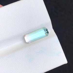 Tourmaline Verte Naturelle Taille Émeraude Pierre Précieuse Facettée Non Montée Origine Afghanistan Haute Qualité Certifiée Bijou Gemme - Product Image 3