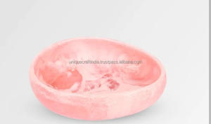 ชามเสิร์ฟอาหารและอาหารรูปทรงทำจากเรซินชามเสิร์ฟสลัดอาหารรูปร่างและขนาดที่กำหนดเองได้ทันสมัยไม่เหมือนใคร - Product Image 2