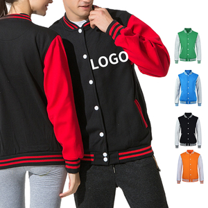 OEM Custom <b>Mens</b> Varsity <b>Baseball</b> <b>Jacket</b> Unbranded Oversized Streetwear Outerwear - Product Image 4