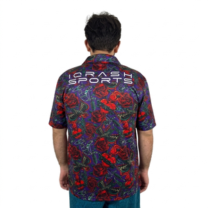 Camisas de hombre sublimadas con el último diseño de moda, estampadas, informales, para uso diario, con logo personalizado, precio al por mayor. - Product Image 6