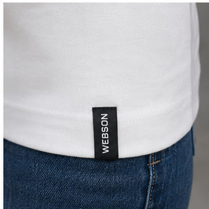 <b>Women's</b> <b>White</b> Crew Neck <b>Short</b> <b>Sleeve</b> T-<b>Shirt</b> Slim Fit Cotton Logo Print Casual Spring Summer Top wholesale rate breathable - Product Image 6
