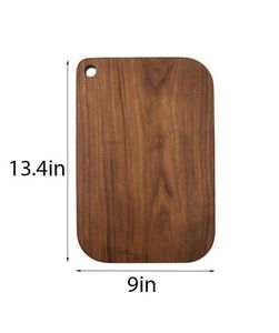 Tabla de cortar grande de madera para la cocina familiar, preparación de alimentos, corte de verduras, carne y frutas, madera natural - Product Image 3