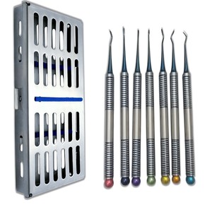PDL Dental Set Tooth Extraction Elevator Instruments Kit Stainless Steel Dental Tools TARIQ MFG CO - Product Image 2