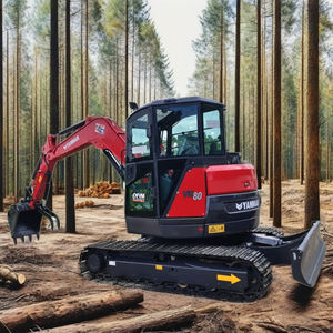 Mini-pelleteuse Yanmar VIO 80 d'occasion de haute qualité, excavatrice sur chenilles de 8 tonnes en bon état à vendre - Product Image 1