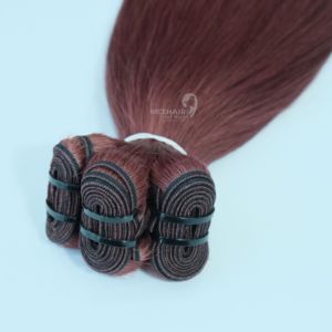 [DiscountVenue] Extension de Cheveux Humains Remy Trame Cheveux Blonde Simple Dessiné Vierge Cheveux Tressage Vietnamien Original - Product Image 3