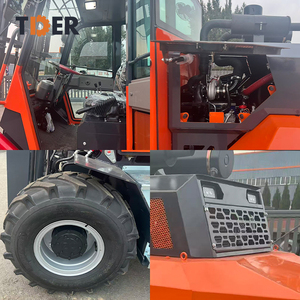 Montacargas Todoterreno TDER de Marca China, 4WD, 6T, 5T, 4T, <span class=keywords><strong>3.5T</strong></span>, con Dirección en las Ruedas Traseras - Product Image 6