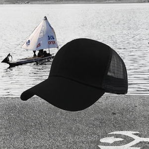 Casquette de baseball unisexe 5 panneaux en maille Oxford et tissu éponge jersey avec boucle en cuivre doré, style trucker, pour sports de plein air et course à pied, été 2026 - Product Image 3