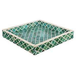 Luxury Bone Inlay Serving <b>Tray</b> Decorative Handcrafted Organizer For Serving Drinks <b>Snacks</b> And Desserts - Product Image 6